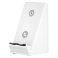 Chargeur de bureau sans fil multifonction 15W porte-stylo en direct rapide boîte de papeterie PC pour cours en ligne à distance