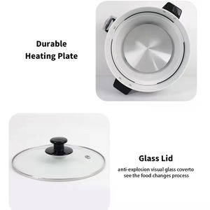 1.8L Automatic Persian Rice Cooker 4 Gears Adjustable Tahdig Crust Maker <b>Drum</b> Electric Rice Cooker Persian rice cooker - Product Image 4