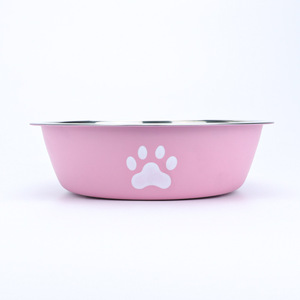 Durável Dog Food <span class=keywords><strong>Bowl</strong></span> Agregado familiar Anti derrapante aço inoxidável <span class=keywords><strong>Pet</strong></span> Water Food <span class=keywords><strong>Bowl</strong></span> - Product Image 1