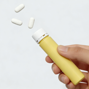 Flacone in Plastica da 20ml/<span class=keywords><strong>CC</strong></span> Resistente alle Alte Temperature per Liquidi Orali, Personalizzabile con Tappo Antimanomissione per Confezionamento Medico - Product Image 1