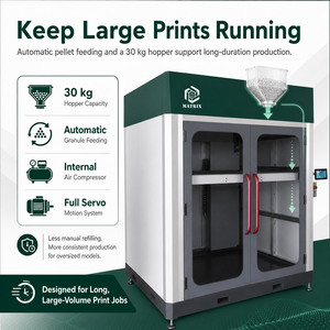 <span class=keywords><strong>Machine</strong></span> d'impression <span class=keywords><strong>3D</strong></span> industrielle à granulés FGF de 1600 mm de volume d'impression pour la production de grandes pièces fonctionnelles - Product Image 2