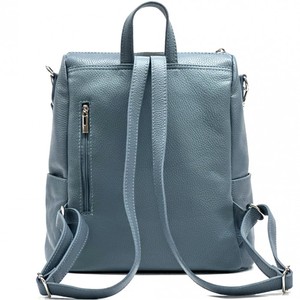 Mochila de cuero genuino a la moda para mujer, mochila elegante y duradera con múltiples compartimentos y cremallera para la escuela, viajes, oficina y trabajo - Product Image 4