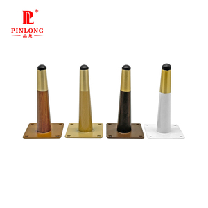 Pinlong ขาเฟอร์นิเจอร์โลหะเรียวขาเรียว<span class=keywords><strong>ส</strong></span>ำหรับเปลี่ยนขาเฟอร์นิเจอร์โต๊ะเก้าอี้โซฟา