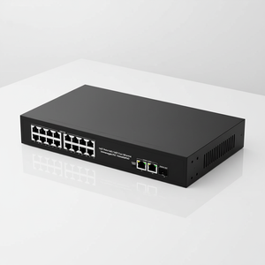 Switch PoE OEM ODM con VLAN e Estensione 100/250m, Potenza 200W, 16 Porte <span class=keywords><strong>Ethernet</strong></span> Non Gestite per Uso Desktop/PC, Disponibile - Product Image 1