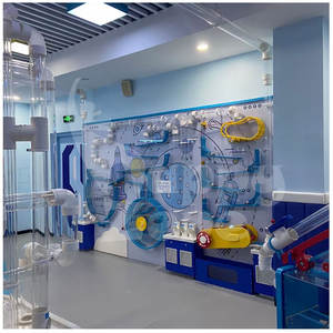 विज्ञान बॉल पूल पहेली दीवार उपकरण बच्चों इंटरैक्टिव गेंद खेल इनडोर मैदान वैक्यूम ट्यूब इंटरैक्टिव गेंद दीवार खेल - Product Image 6