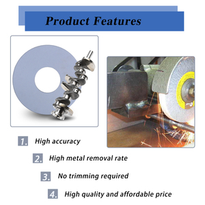 RUIZUAN Meule abrasive cylindrique interne personnalisée en céramique pour arbres à cames et vilebrequins, à taux <span class=keywords><strong>de</strong></span> retrait <span class=keywords><strong>de</strong></span> métal élevé - Product Image 3