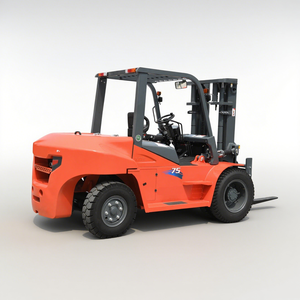 Carretilla elevadora diesel resistente CPCD75 <span class=keywords><strong>7.5Ton</strong></span> con altura de elevación de 4290mm y chasis fuerte - Product Image 1