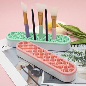 Beauty Tools Silicone Storage <b>Rack</b> Lipstick Storage Box Makeup Brush <b>Drying</b> <b>Rack</b> Silicone Display <b>Rack</b> - Product Image 1