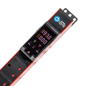 Tête intelligente avec écran LCD, module Vertical <span class=keywords><strong>OU</strong></span> personnalisés de type britannique BS1363, rs232, montage sur support pdu 21 voies avec fonction d'alarme, 16a, 240/250V - Product Image 4