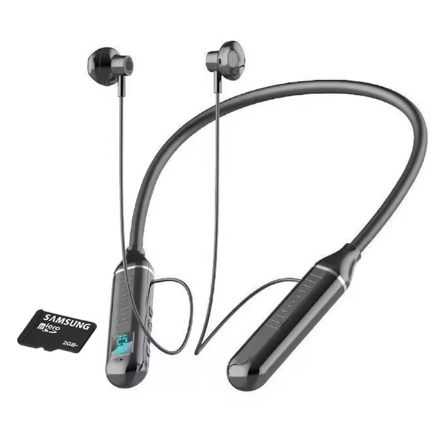 Wireless Neckband Headphones Foldable Stereo NeckBand TWS Earbuds in Ear Headset for Sports BT5.0 Earphone