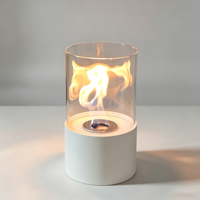 Meilleur mini chauffage portable manuel personnalisé, foyer à bioéthanol de table en métal, insert de cheminée pour salon, chauffage intérieur à feu véritable