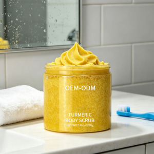 Exfoliante Corporal de Cúrcuma con Partículas de Azúcar Natural, Exfoliación Suave, No Daña la Piel, Ilumina las Zonas Oscuras del Cuerpo - Product Image 4