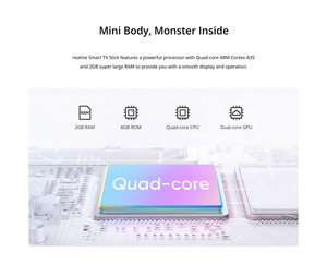 Xiaomi Smart Mi Tv Stick Android Tv Stick con Asistente de Google 2 + 8G - Product Image 3