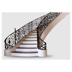 Barandilla de puerta de jardín de hierro forjado victoriano con motivos de pájaro y vid y abridor automatizado opcional Barandilla de hierro forjado - Product Image 2