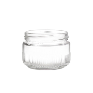 Récipient alimentaire rond à large ouverture de 200 ml 20 cl, hermétique, en <span class=keywords><strong>verre</strong></span> transparent, pot de conservation Mason - Product Image 3