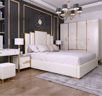 Lit de luxe moderne pour la maison, taille Queen, vente chaude 2026