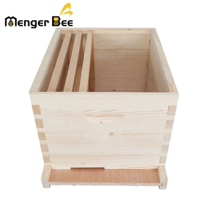 Ruche en bois de sapin pas chère, équipement d'apiculture, ruche Dadant 10 cadres, boîte à abeilles polie - Product Image 3
