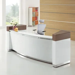 2023 JIYOU blanco gran oferta salón muebles <span class=keywords><strong>de</strong></span> oficina Hospital gimnasio diseño moderno personalizado Simple conjunto OEM estilo tablero <span class=keywords><strong>de</strong></span> <span class=keywords><strong>trabajo</strong></span> recepción - Product Image 3