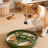Bol d'alimentation lente pour animaux de compagnie, bol rotatif anti-étouffement pour chat et chien, avec base antidérapante, gamelle pour chien, fournitures pour animaux de compagnie