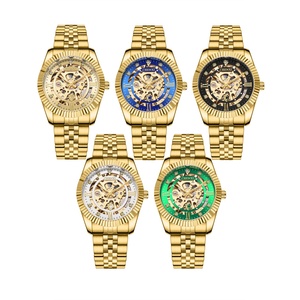 Reloj Personalizado para Hombre CHENXI 8804, Relojes con Esqueleto, Correa de Acero Sólido, Reloj Mecánico Automático Completamente Hueco - Product Image 3