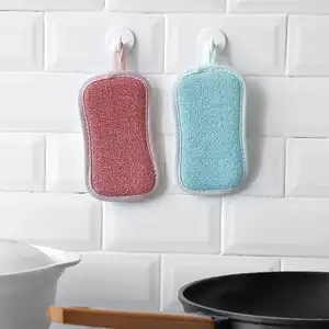 Microfiber Reinigingsspons Doek Super Hoog Absorberende Keuken Afwas Reiniger Zware Schuursponsjes Huishoudelijke Reiniging