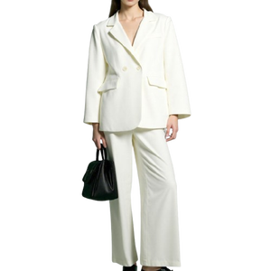 Abito Casual a maniche lunghe da <span class=keywords><strong>donna</strong></span>, giacca <span class=keywords><strong>e</strong></span> pantaloni, nuovo abito a due pezzi con motivo personalità alla caviglia - Product Image 1