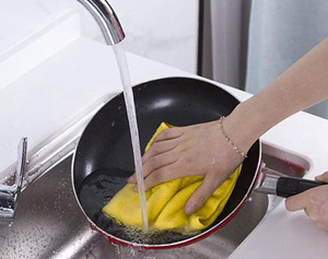 Serviette de cuisine en microfibre 300 g/m² écologique, 40x40 cm, séchage rapide, forte capacité de nettoyage, fournisseur chinois, prix abordable - Product Image 4
