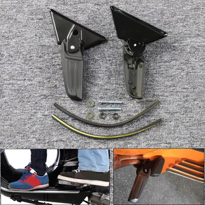 Borske Pédales de repose-pieds arrière de scooter en aluminium personnalisées en usine pour motos <span class=keywords><strong>Vespa</strong></span> LX S LXV - Product Image 6