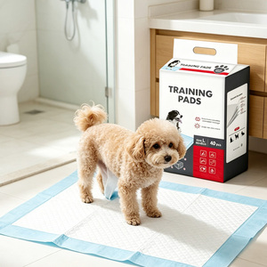Almohadillas de Entrenamiento para Perros y Gatos, Desechables, Impermeables, Anti-Fugas, de Fibra, para Interiores, Tamaño S, 33x45cm, para Uso en Baños - Product Image 1