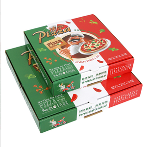 Boîte à pizza en carton ondulé avec logo personnalisé, matériaux recyclés de qualité <span class=keywords><strong>alimentaire</strong></span>, plateau de pizzeria, boîtes alimentaires avec feuille de conservation de la chaleur - Product Image 3