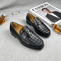 Mocassins Penny Classiques Britanniques pour Hommes en Cuir Véritable – Chaussures Décontractées et Habillées Style Luxe Designer 2026