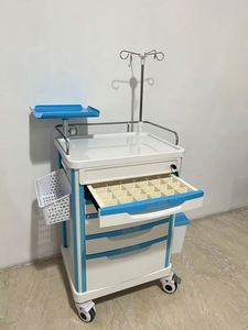 รถเข็นสแตนเลสสำหรับผู้ป่วยรถพยาบาลรถเข็นเปลหามฉุกเฉินพร้อมที่นอน - Product Image 5