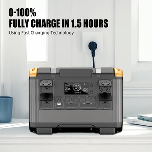 Estación de Energía Portátil al por Mayor de 2400W 2KWh con 4 Tomas de CA y Carga Solar Rápida para Suministro de Energía en Bodas, Eventos y Fiestas - Product Image 3