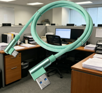 Câble USB-A/Micro/Type-C BJC en nylon tressé de haute qualité avec connecteurs en cuivre étamé à angle droit, chargeur rapide à 90 degrés pour ordinateur