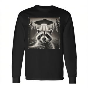 Maglietta a maniche lunghe Raccoon Selfie Ufos - Product Image 2