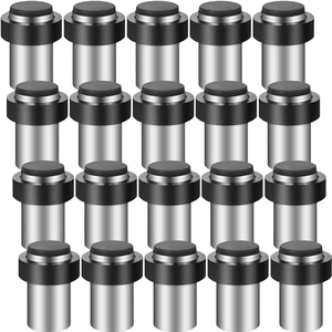 Butée <span class=keywords><strong>de</strong></span> <span class=keywords><strong>porte</strong></span> en caoutchouc décorative Offre Spéciale en acier inoxydable montée au sol protecteur mural pare-chocs <span class=keywords><strong>de</strong></span> <span class=keywords><strong>porte</strong></span> inférieur supérieur - Product Image 1