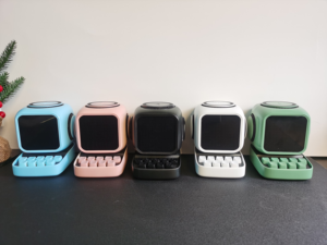 Nuevo Cubo Mágico 2026 <span class=keywords><strong>3</strong></span> en 1: Cargador Inalámbrico, Altavoz Bluetooth con Reloj Despertador, Ruido Blanco y Luz LED RGB para Decoración del Hogar y Oficina - Product Image 2