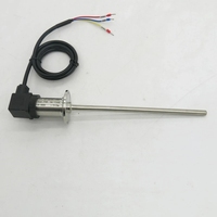 Sensor Suhu 3-Kabel Hirschmann SRK Plug in -50C hingga 300C Tahan Panas Tri-Clamp Berulir RTD Pt100