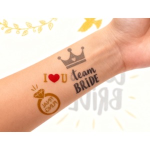 รอยสักชั่วคราวธีมงานแต่งงาน pesenar: เหมาะอย่างยิ่งสำหรับงานเลี้ยงต้อนรับของเจ้าสาวเพิ่มบรรยากาศที่สนุกสนานให้กับงาน - Product Image 4