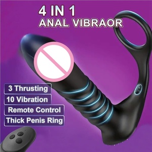 Vibratore Anale Massaggiatore Prostatico Masturbatore Maschile <span class=keywords><strong>Stimolatore</strong></span> Punto G Plug Anale 10 Modalità Vibratore Anale Giocattolo Sessuale per Uomini Coppie Adulti - Product Image 2