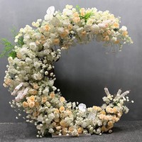 Arche en fer en forme de lune de 2 m à prix d'usine Nicro pour décoration de scène, de fond de scène pour ballons et fleurs, pour célébrations, mariages et fêtes