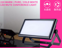 Lampe de table LED à panneau plat 120W, nouvelle, trois couleurs, lumière douce pour photographie, conférence et danse