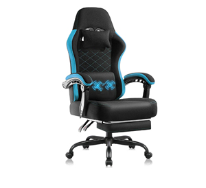 Silla <span class=keywords><strong>Gamer</strong></span> Económica de Altura Ajustable en Oferta 2026, Silla de Juego para Computadora de Cuero PU Personalizada con Reposapiés - Product Image 4