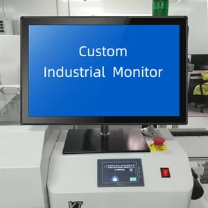 Custom Panel Mount Industrieel Zonlicht Leesbaar Touchscreen Lcd-Monitor Waterdicht Breed 21.5 Inch 15 15.6 Inch Laptop Zwart 2Ms