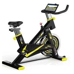 Bicicleta de spinning dinámica JOASLI con pantalla ejercicio gimnasio estrella interior usada con pantalla bicicleta de spinning plegada comercial