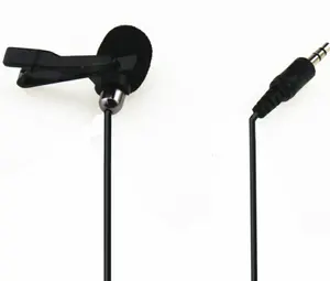 Sıcak satış taşınabilir mikrofon cep telefonu ses mikrofon tam İşaret kablosu yaka klip mikrofon
