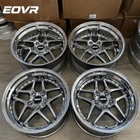 Ruedas Forjadas EVOR Personalizadas de 17, 18, 19, 20, 21 y 22 Pulgadas, Estructura de 2 Piezas, para Autos de Pasajeros, 5x114.3, 5x120, 5x130, Multirradio