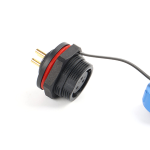 Connettore Automobilistico <span class=keywords><strong>SP17</strong></span> a 2/3/4/5/7/9 Pin, Spina Aviazione con Fissaggio Frontale, 5A 10A - Product Image 4
