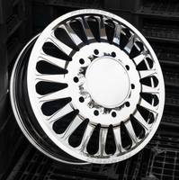 Jantes forgées DRW polies sur mesure 20X8.25 24X8.25 28X8.25 avec enjoliveur central flottant 10X225 8X210 8X180 pour GMC Sierra 3500HD
