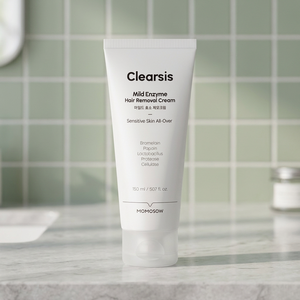 ครีมกำจัดขน MOMOSOW Clearsis Mild Enzyme ขนาด 5.07 ออนซ์ / 150 มล. ผสมสารสกัดจากปาปายน์และโบรมีเลน สำหรับผิวแพ้ง่าย - Product Image 2